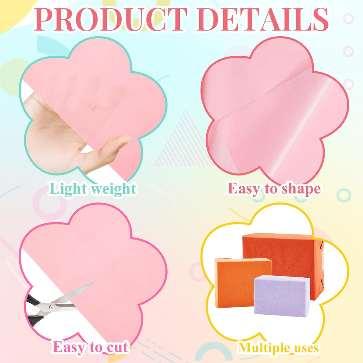 208 Pcs Gift Bags Bulk Assorted Sizes with Handles, 48 Pack 3 Sizes (Small 6", Medium 9", Large 13") with 160 Tissue