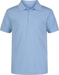 Boys' School Uniform Performance Short Sleeve Solid Polo
