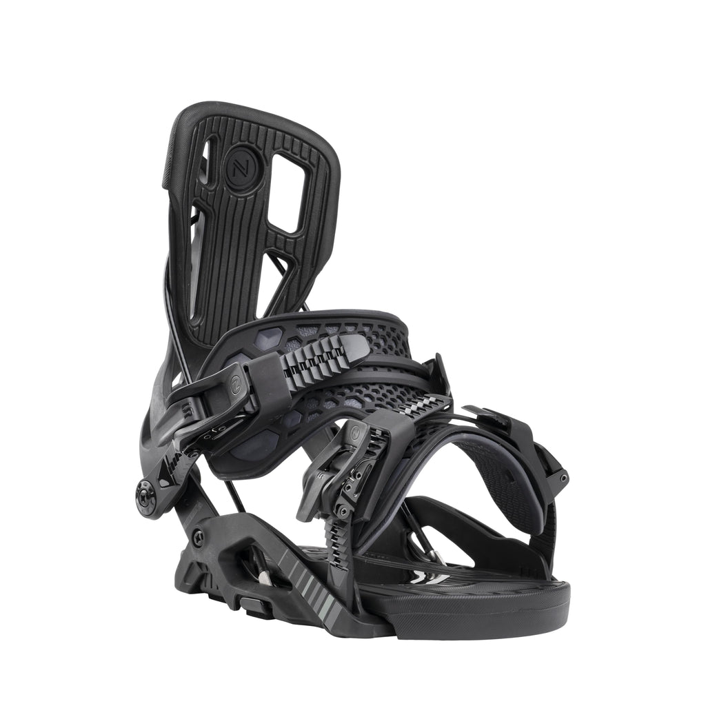 Flow Fuse Men's Quick-Entry Snowboard Bindings, Black, Medium