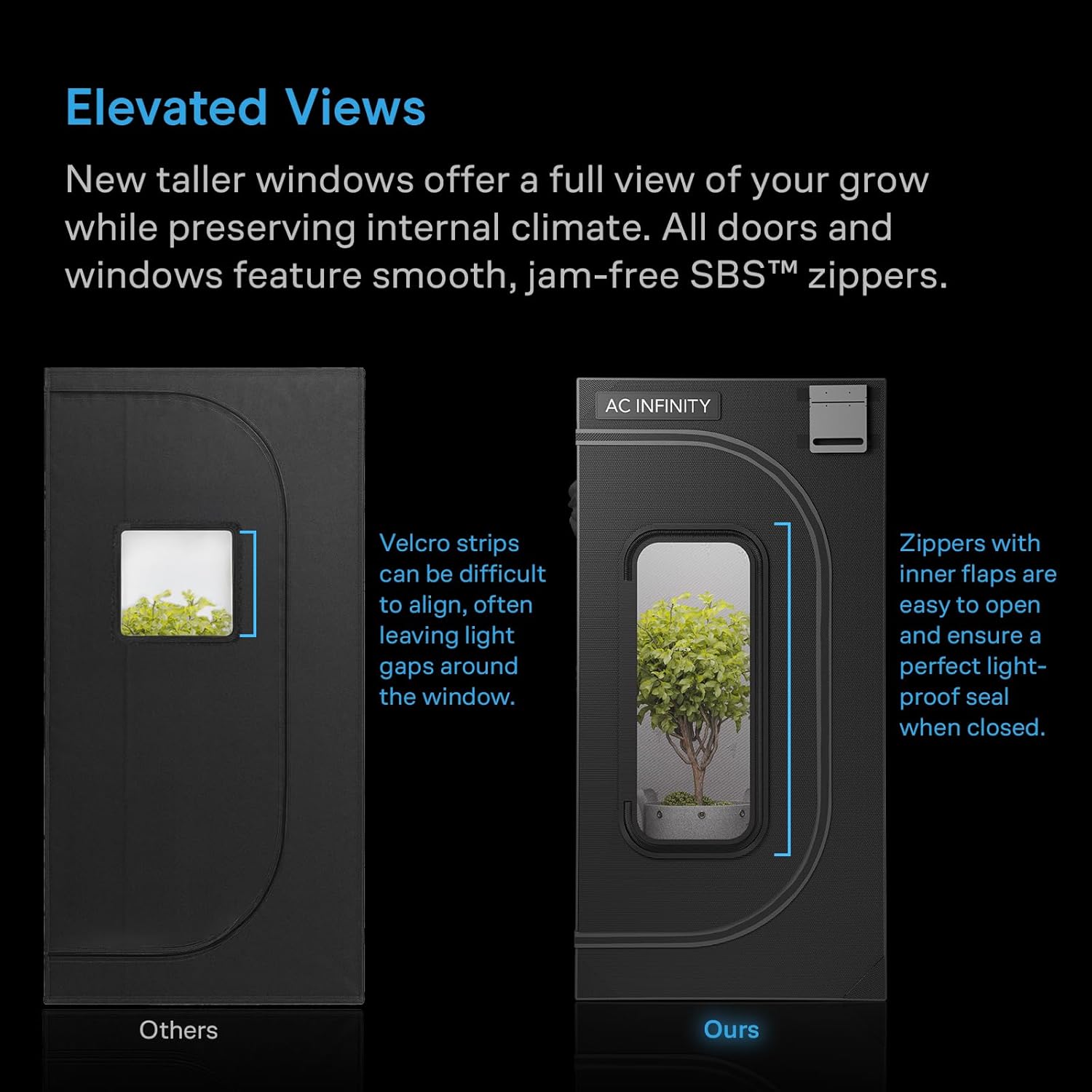 CLOUDLAB 894, Advance Grow Tent 8x4, Thickest 1 " Poles. | 2000D Mylar Canvas, Lab-Tested Highest Reflectivity