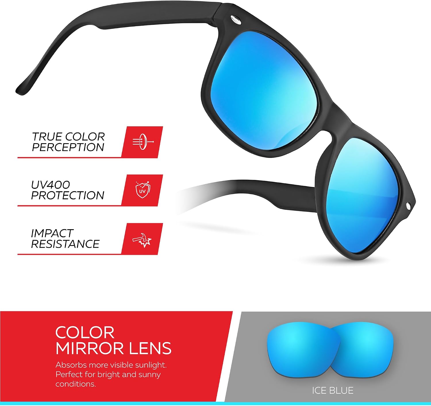 Kids Sunglasses for Boys Girls Age 3-12 - Shatterproof UV400 Toddler Children Sun Glasses