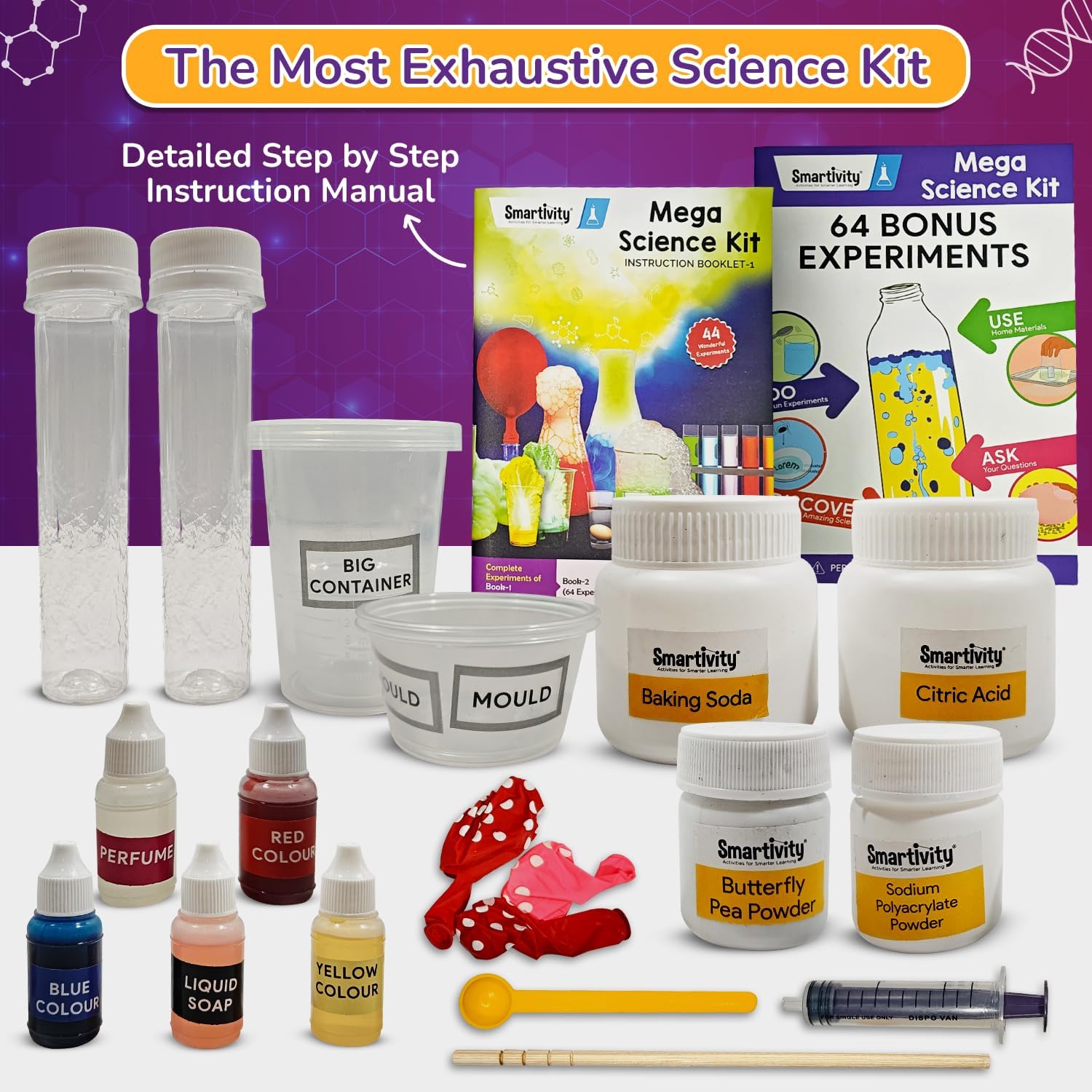 Legendary Mega 150 Science Experiment Kit for Kids, Smart Birthday Gifts, Educational Science Experiments for Boys &
