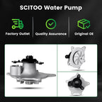 SCITOO Water Pump with Gasket AW7165 for Dodge Grand Caravan