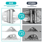 8 Pcs Garage Door Hinges #1#2#3#4
