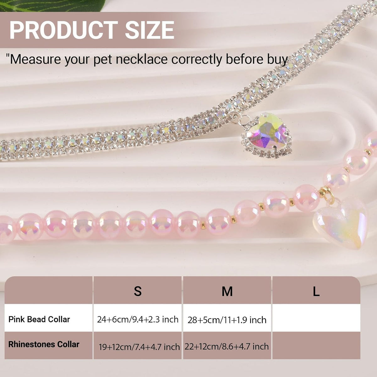 Rhinestones Dog Cat Collar Bling Adjustable Necklace (Pink, Samll)