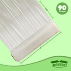 Clear 90 Gauge Stretch Wrap 18''X1500' Per Roll-4 Rolls Included