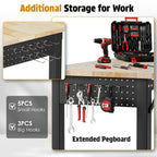 60 x 22-Inch Adjustable Workbench, 2000 lb Capacity