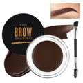 Eyebrow Pomade Kit with Dual-Ended Brush, Long-Lasting | Brown