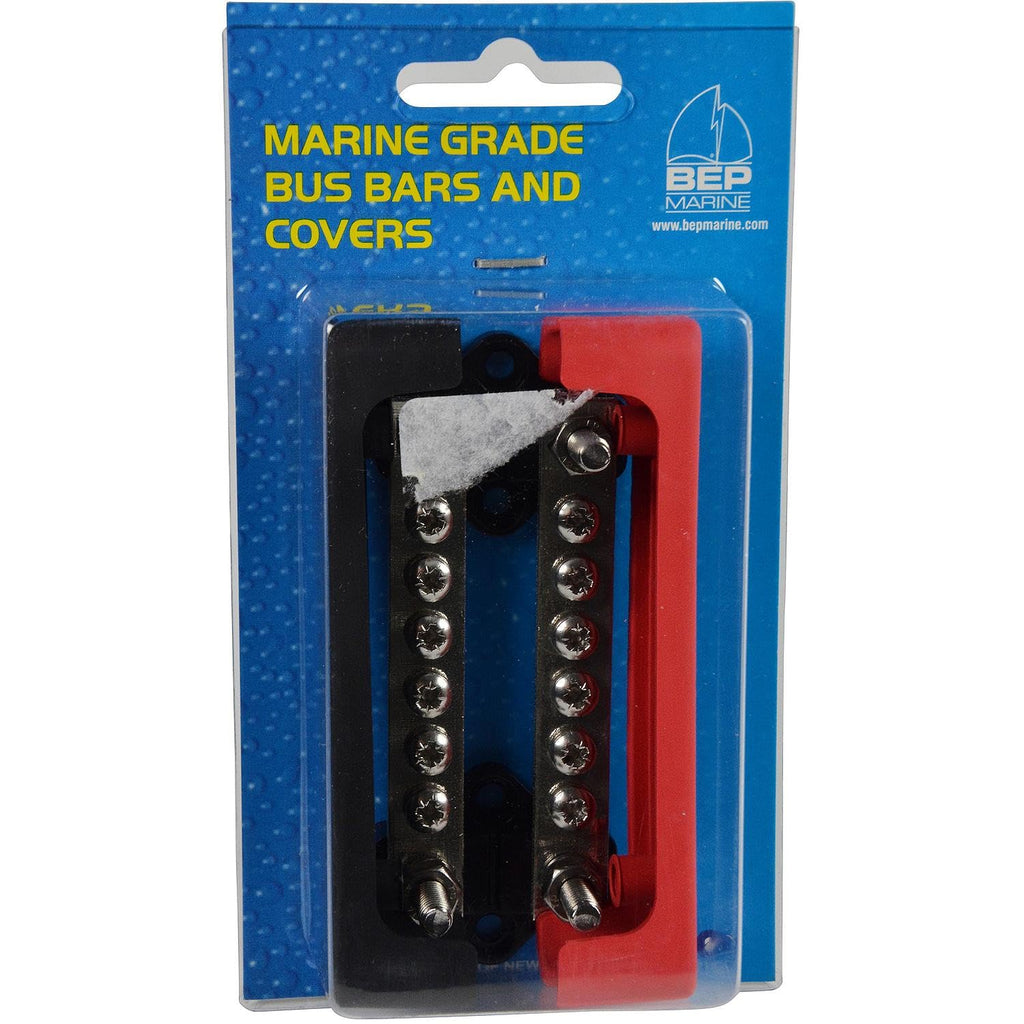 BEP Dual 6-Way Bus Bar with Cover, 100A