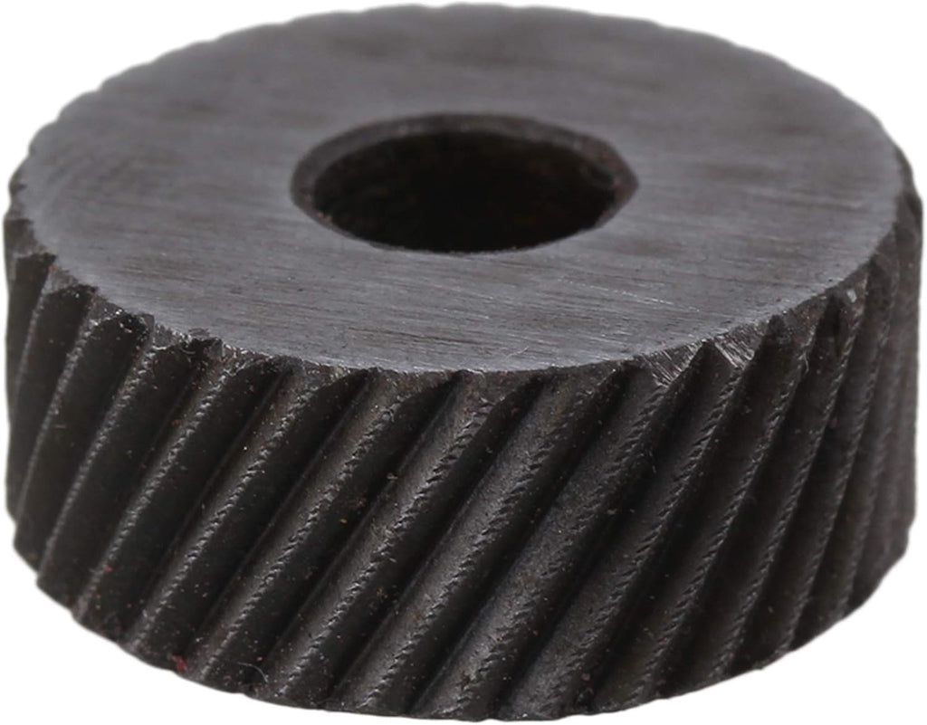 2PCS Anilox Knurling Tool 1.5mm Pitch Diagonal Coarse Knurl Wheel (19 x 8mm)