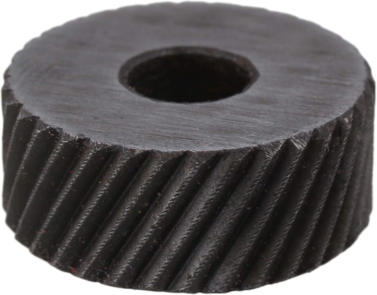 2PCS Anilox Knurling Tool 1.5mm Pitch Diagonal Coarse Knurl Wheel (19 x 8mm)