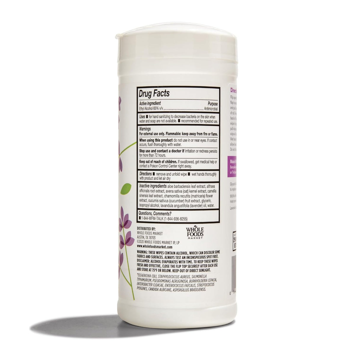 Lavender Hand Sanitizing Wipes, 40 Count