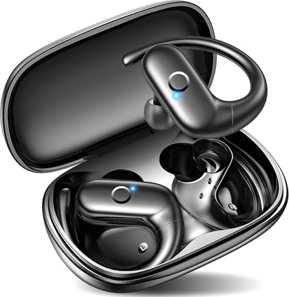 Wireless Earbuds Bluetooth Headphones Sport,Over Ear Buds with Deep Bass Sound,60Hrs Playtime Earphones Redesigned