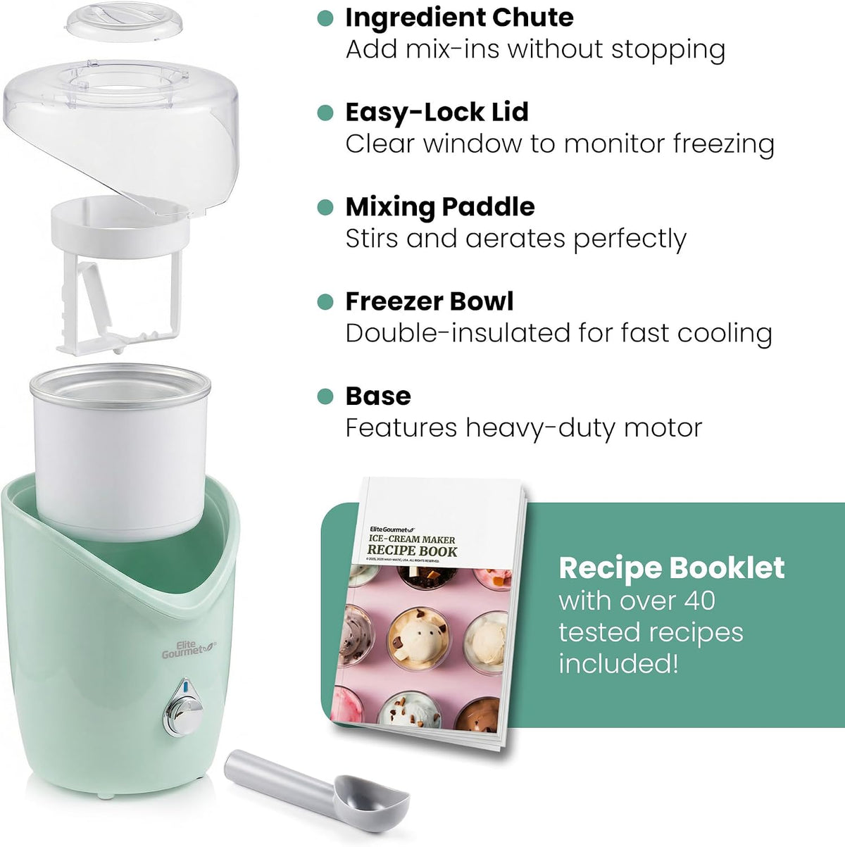 EIM263M 2Qt Automatic Electric Ice Cream Maker