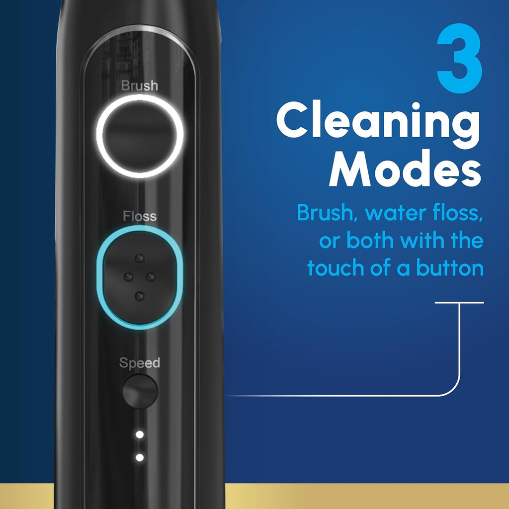 Sonic-Fusion 2.0 Professional Flossing Electric Toothbrush with Water Flosser Combo Two In One, For Daily Gum Care