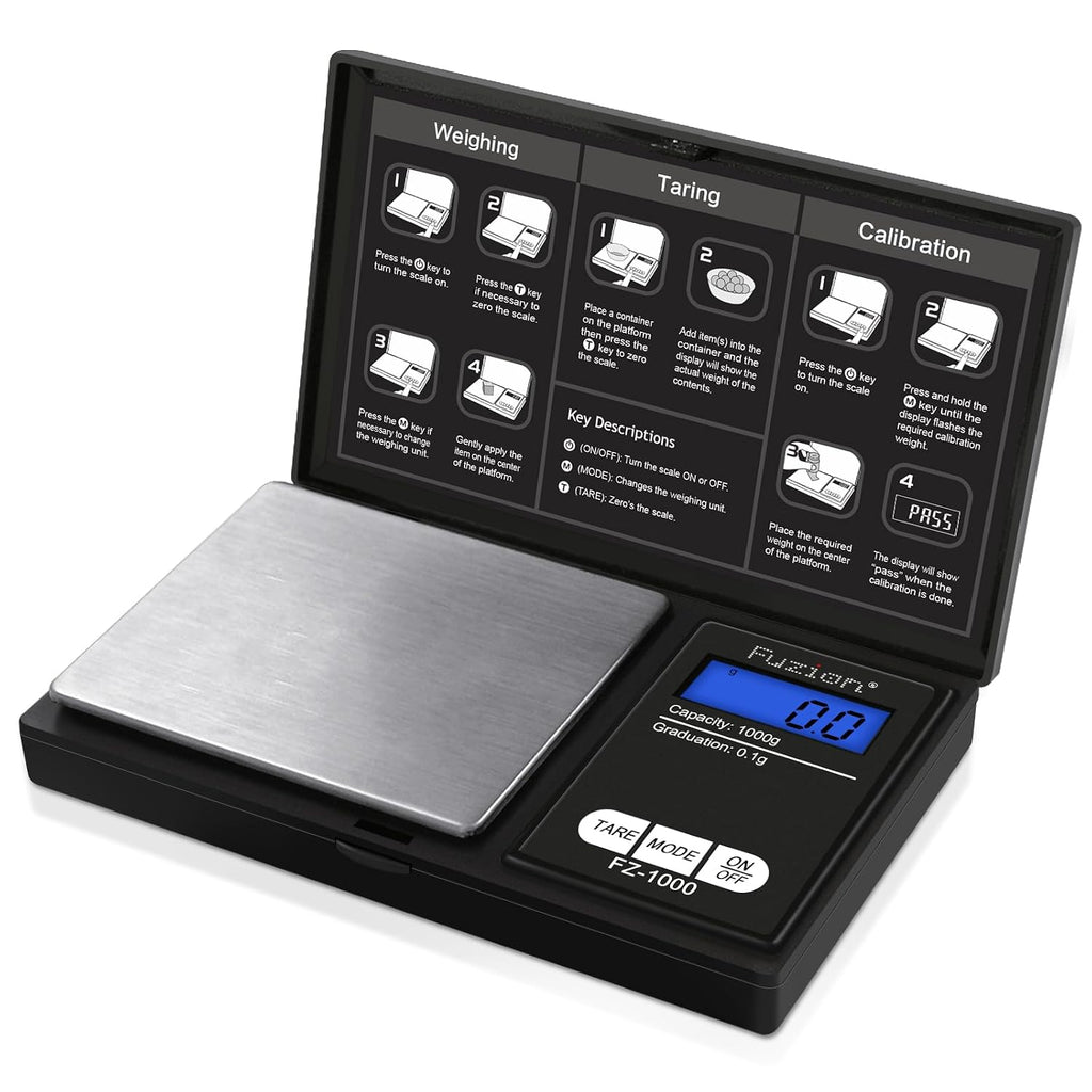 Digital Pocket Gram Scale - 1000g/0.1g Small Food Scale Portable
