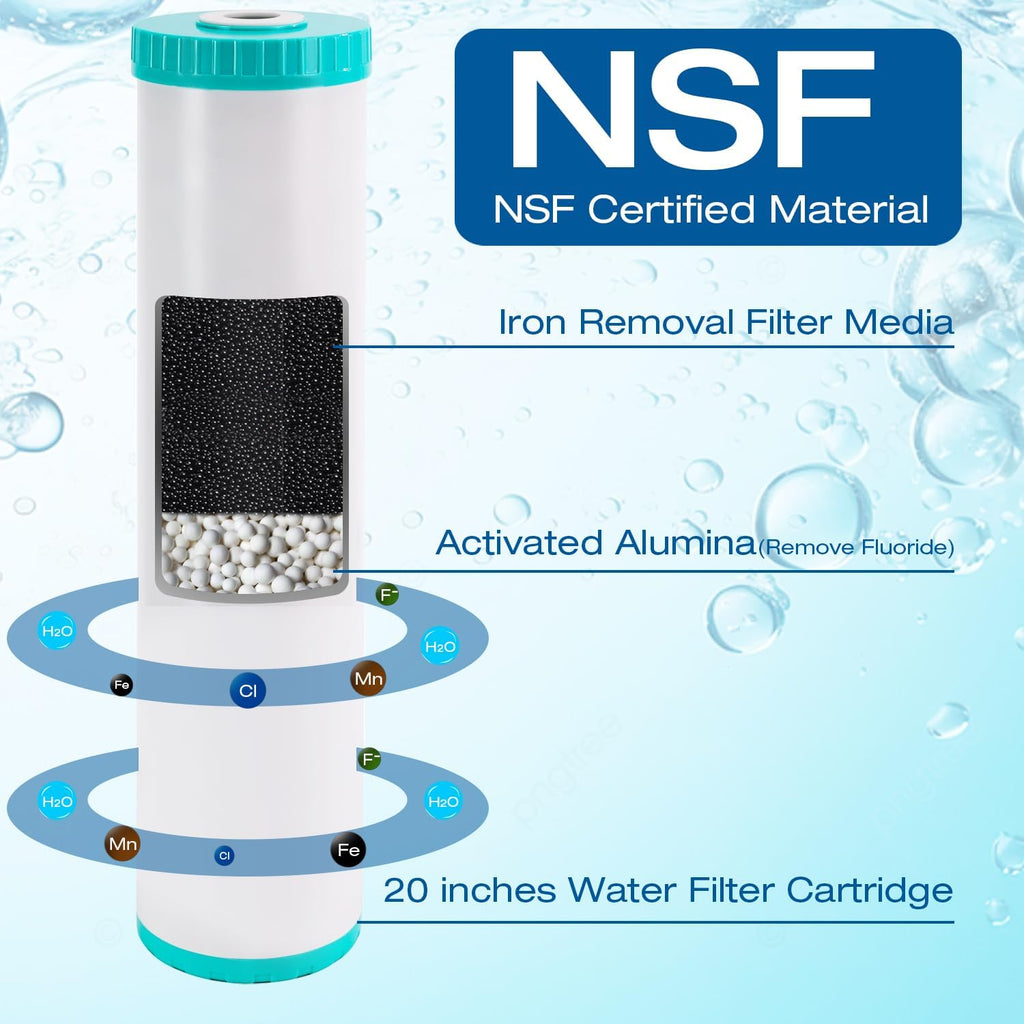 Iron Filter Whole House Water Filter Cartridge Replacement