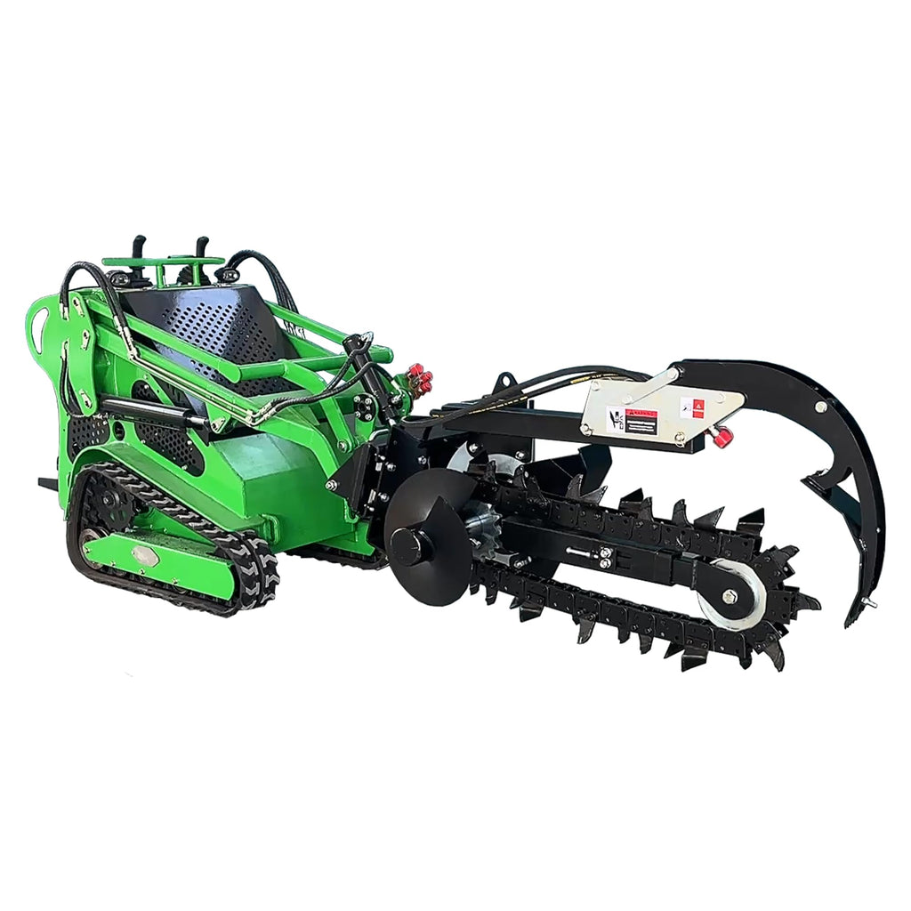 Mini Hydraulic Trencher Skid Steer Attachment 5.85" Cutting Width