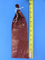 25 FRESH Summer Sausage Casings 1 1/2 lb capacity each. 2 1/2" wide filled diameter x11" long. Great size for Salami