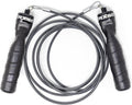Jump Rope - Black Ops Ergonomic Handles with Trans Black Cable Buff 3.4 | Jump Smart Weighted Speed Rope for Sports &