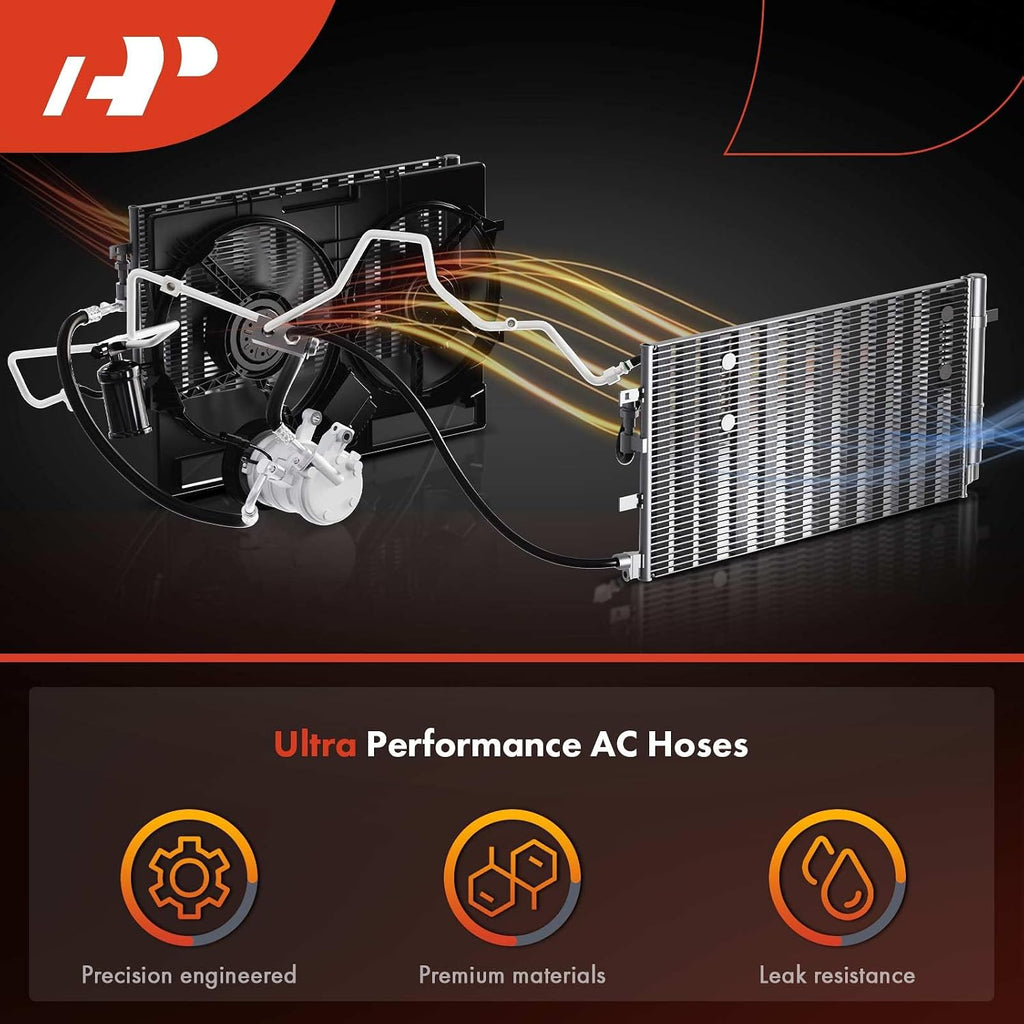 A-Premium A/C Discharge Line Hose Assembly Compatible with Ford F-150