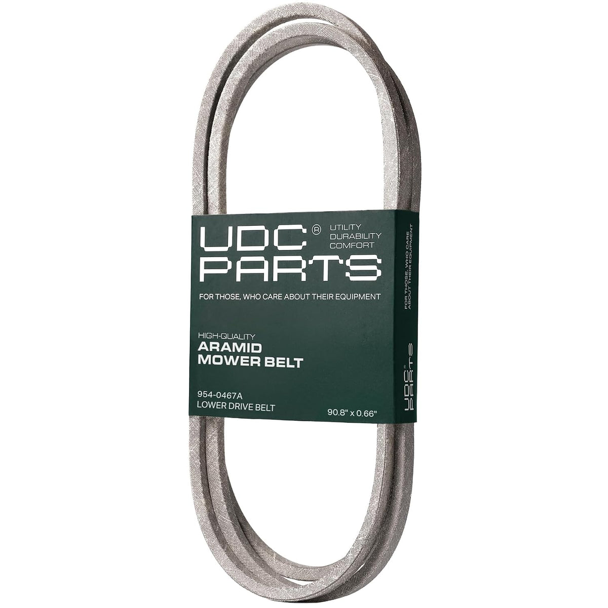 UDC Parts 954-0467A Lower Drive Belt Replacement for Cub Cadet, 90.8"x0.66"