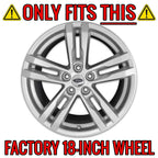 Set of 4 18" Wheel Skins for Ford Explorer 2020-2021 - Gloss Black