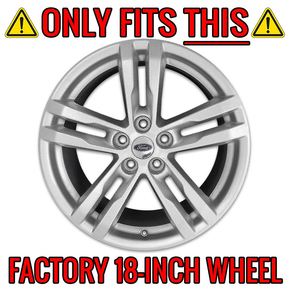 Set of 4 18" Wheel Skins for Ford Explorer 2020-2021 - Gloss Black