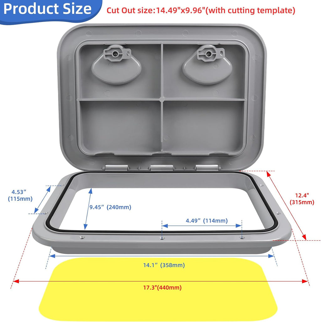 Marine Boat Hatch Deck Cover Lid,Marine Deck Access Hatch&Lid,Boat Hatch