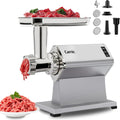 Electric Meat Grinder - 300W Sausage Stuffer for Home Kitchen Use Meat Mincer with Stainless Steel 3 Plates, 1 Blade