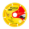 FIXLTFAST 7" Diamond Cutting Wheel Metal Cut Off Disc for Angle Grinder