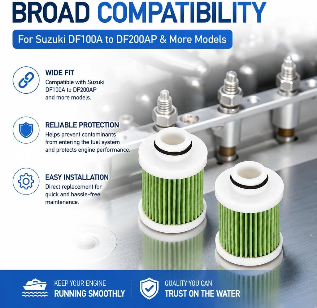 15412-92J00 Fuel Filter for Suzuki Outboard DF100-DF200AP