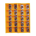 20 pcs CNC Carbide milling Inserts APMT1604 for Process HRC65 Steel-CR9011