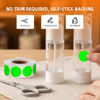 4000 PCS Colored Dot Stickers 3/4" Round Circle Coding Labels