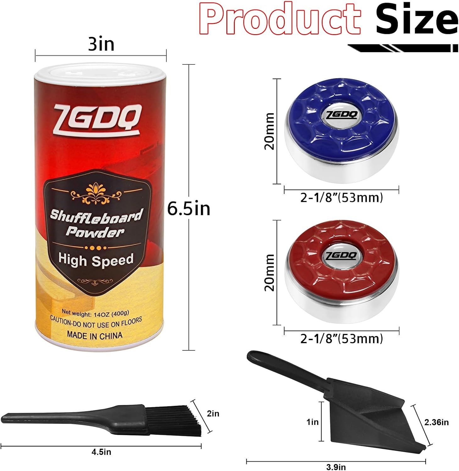 Shuffleboard Pucks/Shuffleboard Sand Wax, Shuffleboard Accessories Suitable Shuffleboard Pucks Game