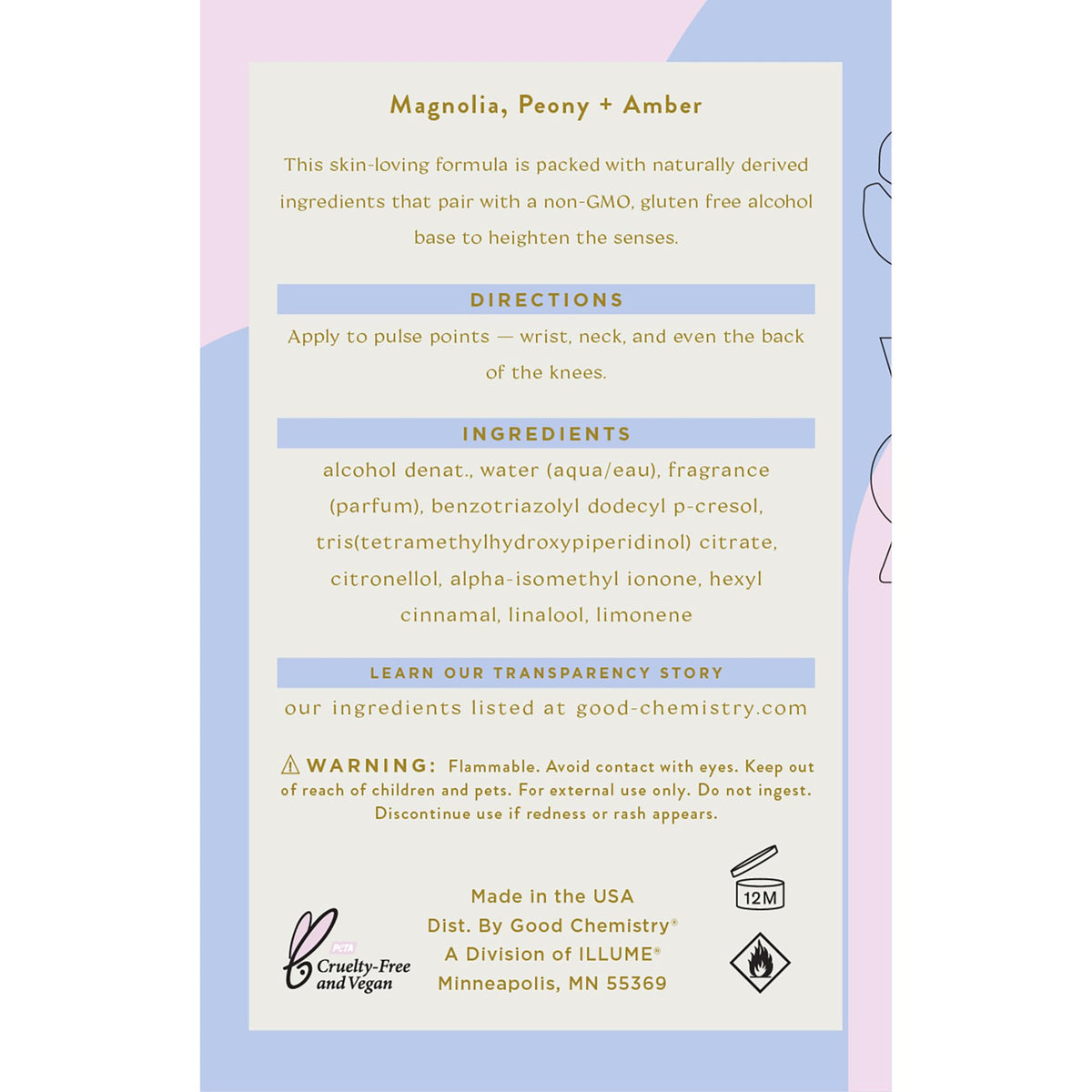 Magnolia Violet Body Mist