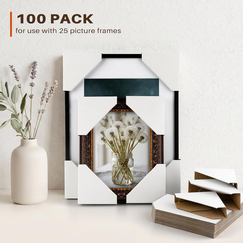 Adjustable Cardboard Corner Edge Protectors 100 Pack