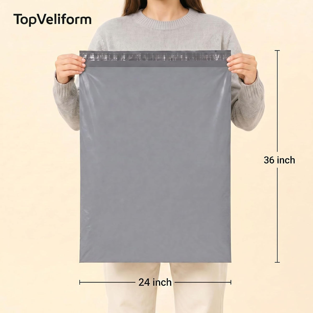 24x36" 5-Pcs Extra Large Poly Mailers Shipping Bags Clothing