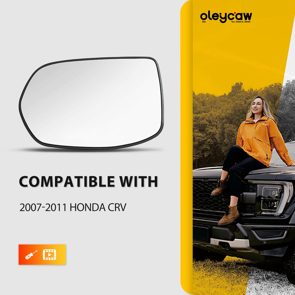 Driver Side Mirror Compatible with 2007-2011 Honda CRV