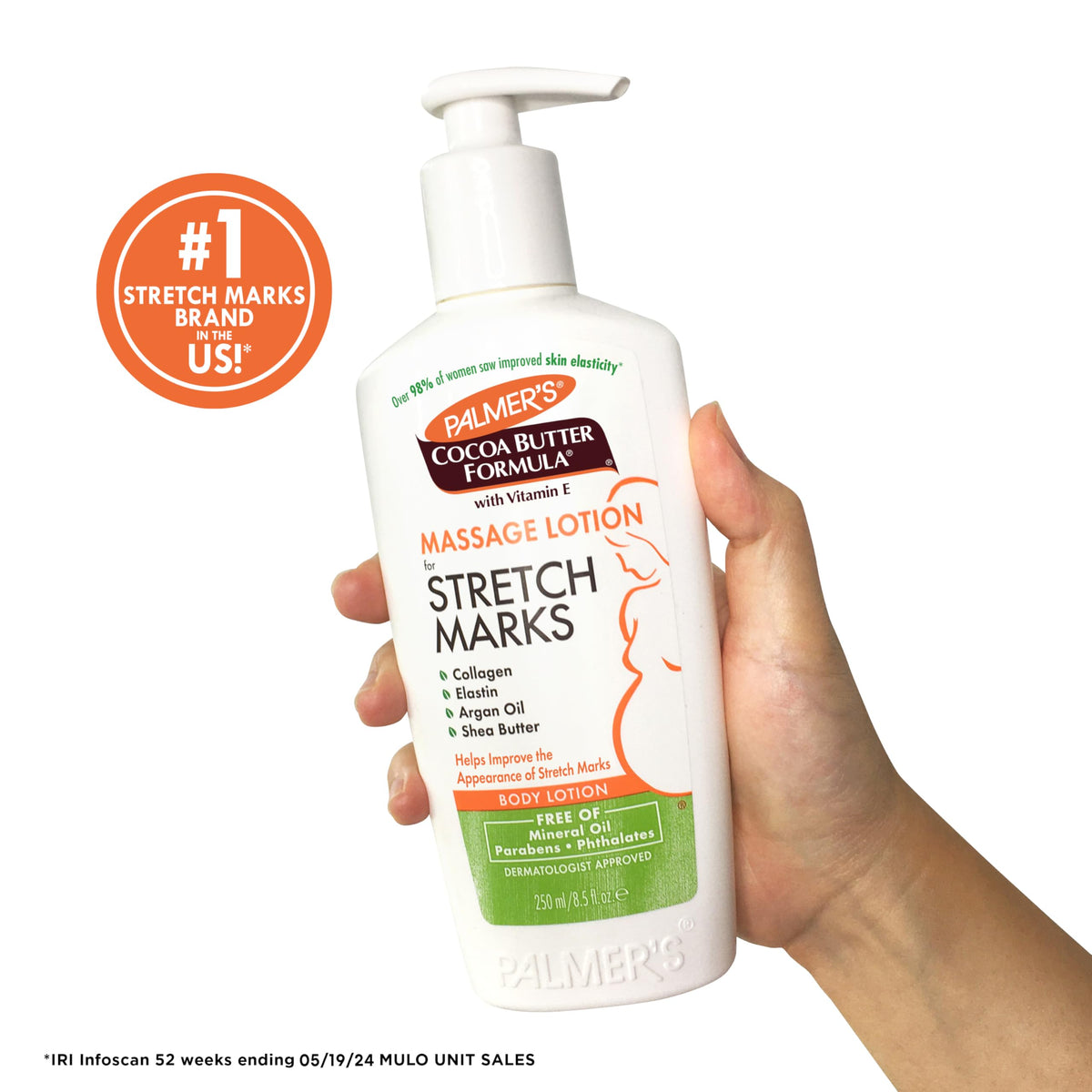 Stretch Marks Body Lotion for Pregnancy & Weight Changes (8.5 Oz)
