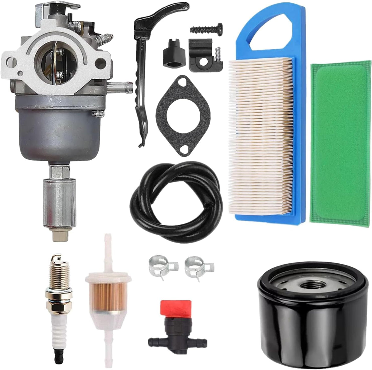 Carburetor AIR Filter Oil Filter Craftsman LT1000 LT2000 LT3000 T2200 LTS2000 DLS3500 DYT4000 15.5HP 16HP 17.5HP 18HP 18.5HP 19.5HP 20HP with BS OHV Single Engine