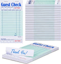 Guest Checks Server Note Pads 1000 Orders Waitress Notepad for Restaurants (20 Books)