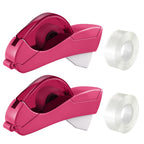 Automatic Tape Dispenser with Multiple Rolls of Tape, Red