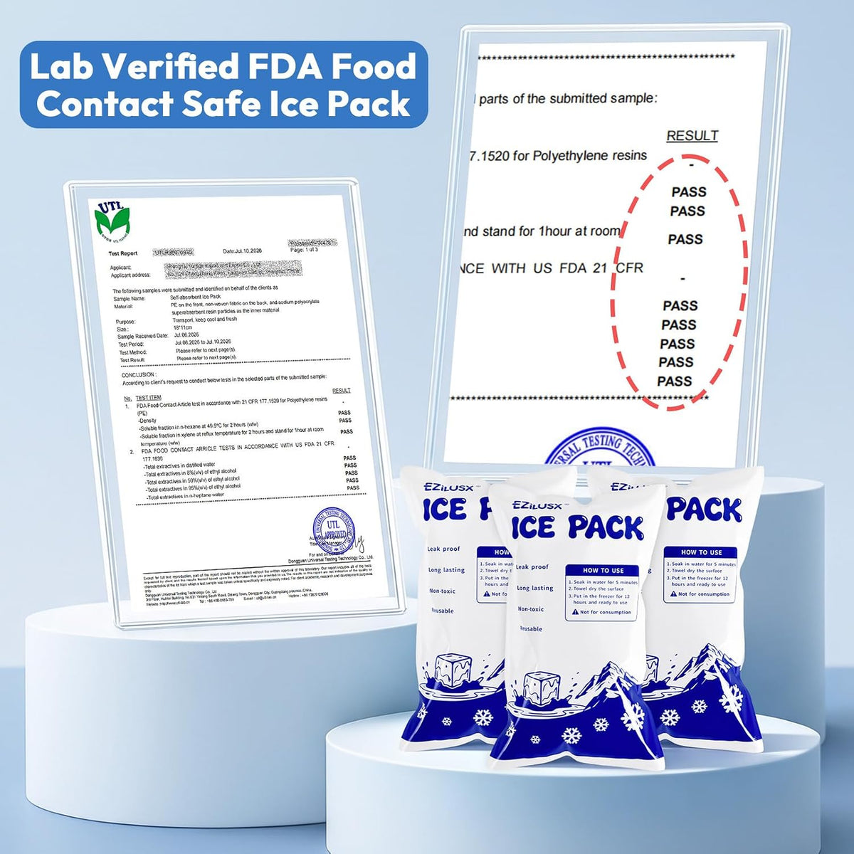 Dry Ice Packs for Shipping Long Lasting