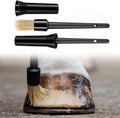 2 Set Hoof Oil Brush with Cap Soft Horse Face Cleaning Brush