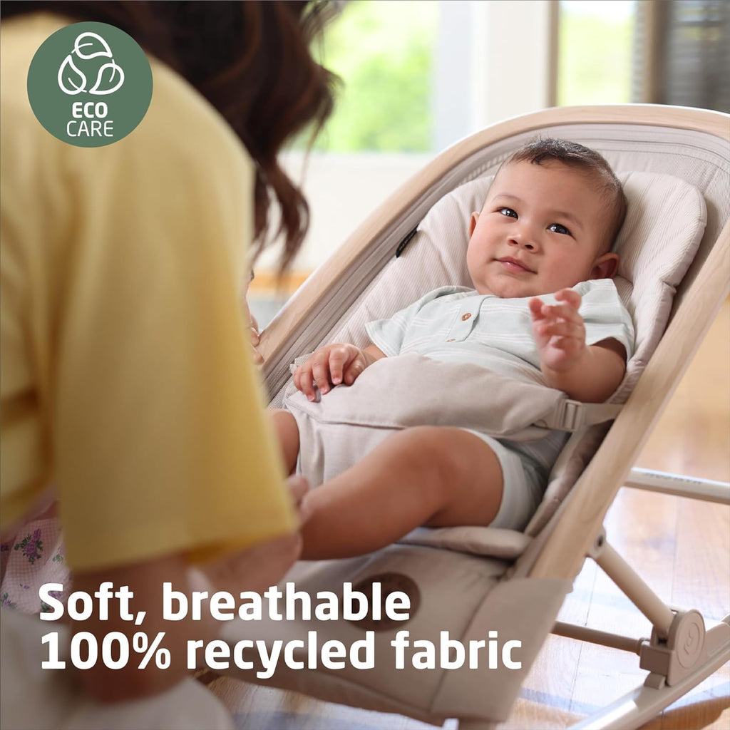 Kori 2-in-1 Baby Bouncer Seat for Infants, Baby Rocker Chair, Portable Bouncer Chair, Classic Oat