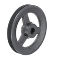 uxcell BK65-3/4 V-Belt Sheave 3/4"Bore 6.25"OD Single Groove Web Sheave Bored-to-Size Sheave, Cast Iron, Belt Section for 3L or B Belt