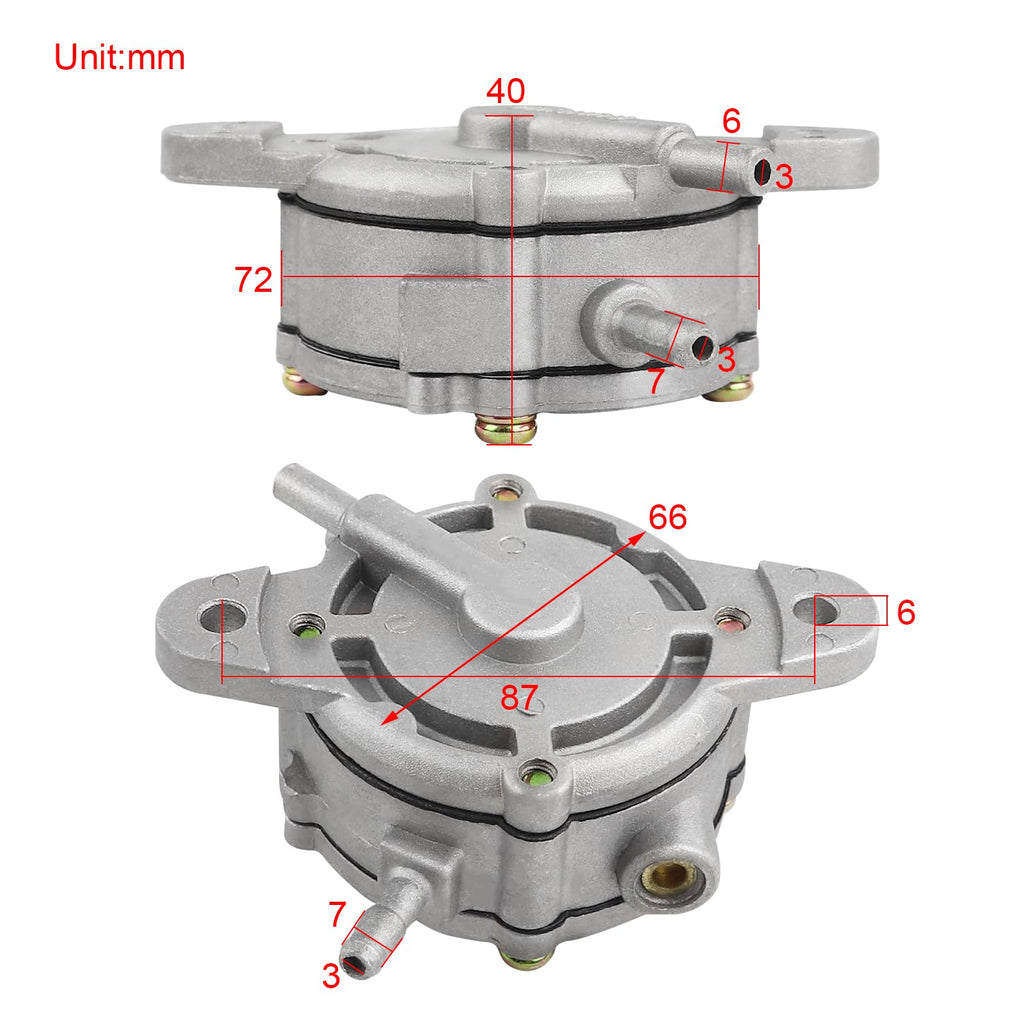 FLYPIG 150CC 250cc Vacuum Fuel Pump for GY6 50cc 125cc