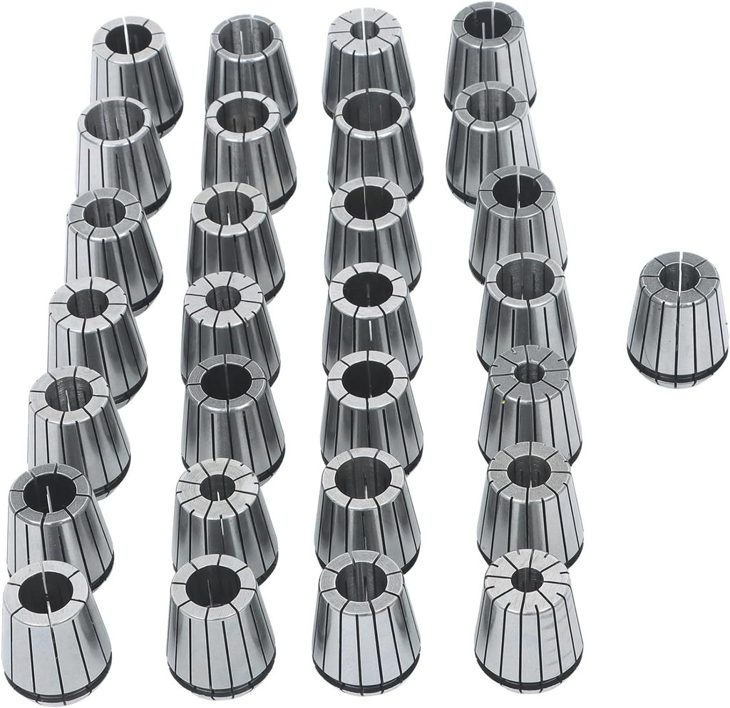 29 Pcs ER40 Spring Collet Set 1/8-1 Inch Carbon Steel