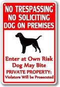 Beware Of Dog Sign No Trespassing Dogs Yard Sign Warning Signs For Fence Private Property Metal Tin Sign No
